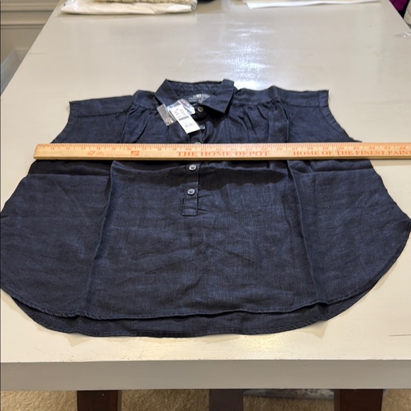 J. Crew New Capitaine shirt in Baird McNutt Irish linen Size XS - Picture 9 of 11